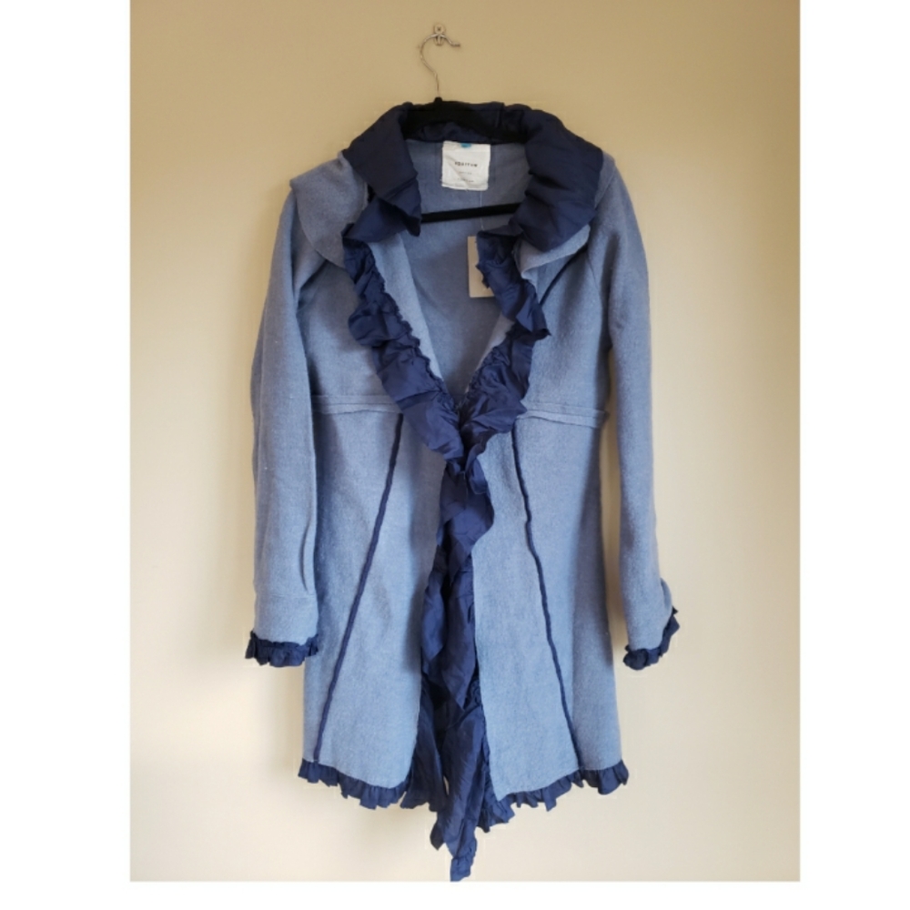 Anthropologie sparrow open cardigan large